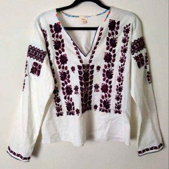 Anthropologie • TINY Agatha Embroidered Blouse - Picture 2 of 8